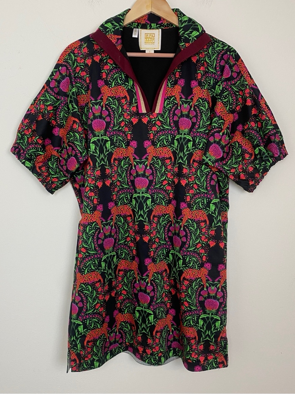 Emily McCarthy Poppy Dress-Lounging Leopard Sz S
